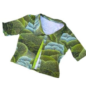 HANDMADE polo top cardigan snap up with 🐞